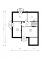Проект уютного дома с мансардой и гаражом Rg4742z (Зеркальная версия) План4