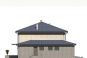 Проект двухэтажного дома c большим гаражом и террасой Rg4755 Фасад4