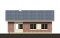 Проект индивидуального одноэтажного жилого дома Rg4766 Фасад3