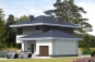 Проект индивидуального  двухэтажного  жилого дома Rg4767z (Зеркальная версия) Вид1