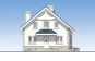 Одноэтажный дом с мансардой,эркером, террасой и балконом Rg4779z (Зеркальная версия) Фасад1