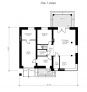 Проект двухэтажного жилого дома с гаражом «А» Rg4789z (Зеркальная версия) План2
