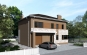 Проект двухэтажного жилого дома с гаражом «А» Rg4789z (Зеркальная версия) Вид1