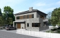 Проект двухэтажного жилого дома с гаражом «Б» Rg4790z (Зеркальная версия) Вид2