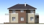 Проект двухэтажного дома с гаражом и террасой Rg4817z (Зеркальная версия) Фасад2