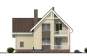 Дом с мансардой, гаражом, террасой и балконом Rg4827z (Зеркальная версия) Фасад3