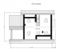Проект одноэтажного дома с мансардой на склоне Rg4831z (Зеркальная версия) План4