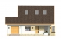 Проект одноэтажного дома с мансардой на склоне Rg4831 Фасад1