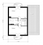 Проект одноэтажного дома с мансардой и гаражом Rg4833z (Зеркальная версия) План4