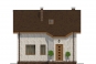 Проект одноэтажного дома с мансардой и эркером Rg4842z (Зеркальная версия) Фасад1