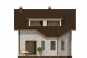Проект одноэтажного дома с мансардой и эркером Rg4842 Фасад2