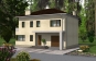 Проект двухэтажного дома с гаражом Rg4845 Вид2