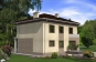Проект двухэтажного дома с гаражом Rg4852z (Зеркальная версия) Вид3