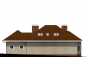 Одноэтажный дом с мансардой и гаражом на склоне Rg4854z (Зеркальная версия) Фасад2