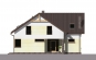 Одноэтажный дом с мансардой и террасой Rg4868z (Зеркальная версия) Фасад1
