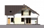 Одноэтажный дом с мансардой и террасой Rg4868 Фасад2