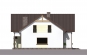 Одноэтажный дом с мансардой и террасой Rg4868 Фасад4