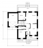 Проект одноэтажного дома с мансардой и цоколем Rg4869 План2