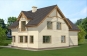 Проект одноэтажного дома с мансардой и гаражом Rg4872z (Зеркальная версия) Вид3
