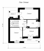 Проект двухэтажного дома с большой гостиной Rg4874z (Зеркальная версия) План3