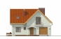 Проект одноэтажного дома с мансардой и гаражом Rg4876z (Зеркальная версия) Фасад1