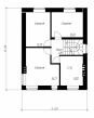 Эскизный проект двухэтажного дома с мансардой Rg4877z (Зеркальная версия) План3