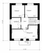 Эскизный проект двухэтажного дома с мансардой Rg4877z (Зеркальная версия) План4