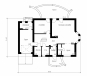Проект одноэтажного дома с мансардой и гаражом Rg4878 План2