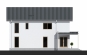 Проект двухэтажного дома для узкого участка Rg4879 Фасад2