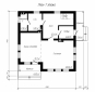 Проект одноэтажного дома с мансардой Rg4889z (Зеркальная версия) План2