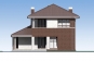 Проект двухэтажного дома с террасой над гаражом Rg4893 Фасад3