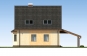 Дом с мансардой, террасой и балконами Rg4903z (Зеркальная версия) Фасад3