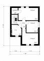 Одноэтажный дом с мансардой и подвалом Rg4905z (Зеркальная версия) План4