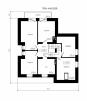 Дом с мансардой, гаражом и балконом Rg4919z (Зеркальная версия) План4