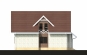 Дом с мансардой, гаражом и балконом Rg4919z (Зеркальная версия) Фасад4