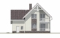 Дом с мансардой, гаражом, террасой и балконом Rg4931z (Зеркальная версия) Фасад3