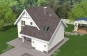 Дом с мансардой, гаражом, террасой и балконом Rg4931z (Зеркальная версия) Вид2