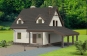 Одноэтажный дом с мансардой и эркером Rg4950z (Зеркальная версия) Вид3