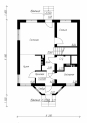 Проект одноэтажного дома с мансардой Rg4953z (Зеркальная версия) План2
