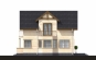 Проект одноэтажного дома с мансардой и эркером Rg4960 Фасад2