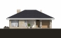 Проект одноэтажного дома с подвалом и террасой Rg4961z (Зеркальная версия) Фасад1