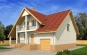 Одноэтажный дом с мансардой, гаражом и большой террасой Rg4970 Вид2