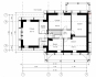 Проект индивидуального одноэтажного жилого дома с мансардой в американском стиле Rg4988z (Зеркальная версия) План4