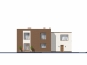 Проект индивидуального двухэтажного жилого дома в стиле минимализм Rg4994 Фасад3