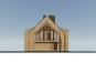 Проект одноэтажного жилого дома с мансардой в скандинавском стиле Rg4996 Фасад4