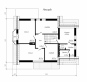 Проект дома с мансардой, эркером и террасой Rg5005z (Зеркальная версия) План4