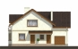 Проект дома с мансардой, эркером и террасой Rg5005 Фасад1