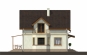 Проект дома с мансардой, эркером и террасой Rg5005 Фасад4