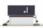 Проект недорогого одноэтажного дома с мансардой Rg5010 Фасад4