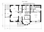 Проект просторного двухэтажного дома с подвалом, мансардой и гаражом на две машины Rg5016z (Зеркальная версия) План2